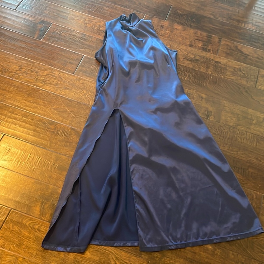 Royal blue dance costume